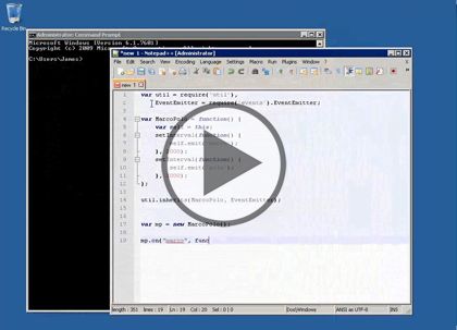 Node.JS, Part 2: Buffers and Servers Trailer
